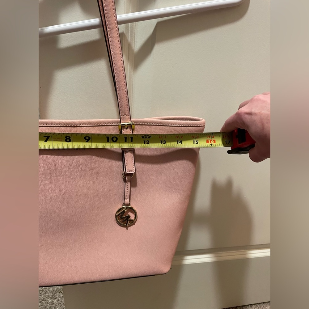 Price Drop Michael Kors Solid Blush Tote - image 7